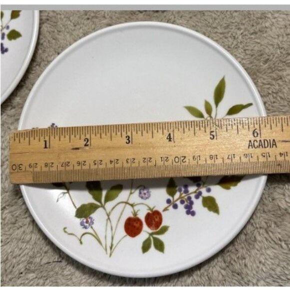 Noritake Progression China BerriesN Such 9070 Dessert Plate Set Of 5 Japan 6.25" - Picture 8 of 8